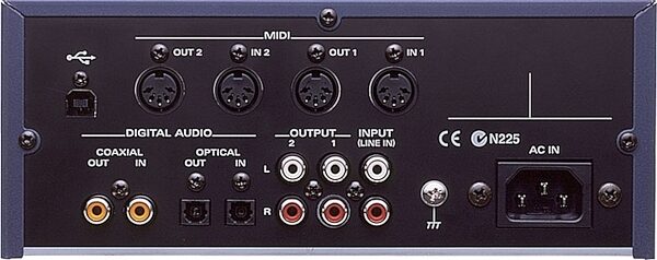 open zoom image for Edirol SD90 Studio Canvas USB MIDI/Audio Module, Rear