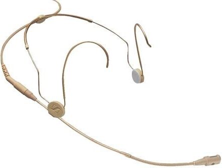 open zoom image for Sennheiser HSP 4-EW Cardioid MKE Headset Microphone, Beige, Action Position Front