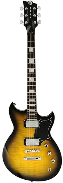 open zoom image for Reverend Sensei HB FM Electric Guitar, Tobacco Burst