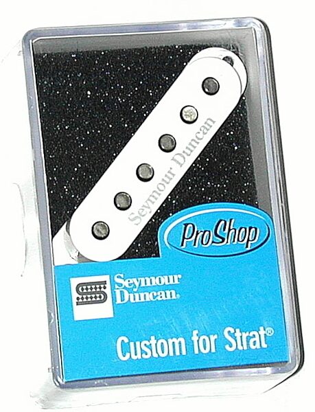 open zoom image for Seymour Duncan SSL6 Custom Flat Pro Strat Single-Coil Pickup, White, Main