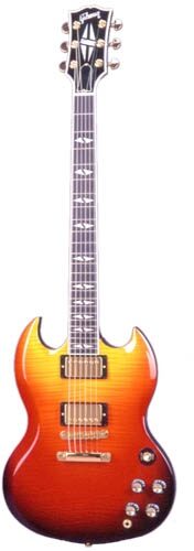 open zoom image for Gibson SG Supreme Electric Guitar (with Case), Fireburst