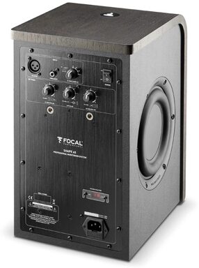 open zoom image for Focal Shape 65 Active Powered Studio Monitor, Dark Walnut, Main Back