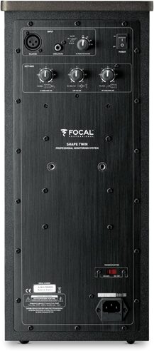 open zoom image for Focal Shape Twin Dual Powered Studio Monitor, Single Speaker, Dark Walnut, Main