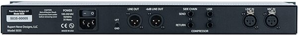 open zoom image for Rupert Neve Designs Shelford Channel Microphone Preamplifier and Equalizer, New, Rear
