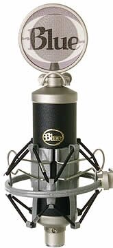 open zoom image for BLUE Shock Mount and Pop Filter for Baby Bottle Microphone, Main