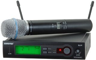 open zoom image for Shure SLX24/BETA87A UHF Handheld Wireless Microphone, Main
