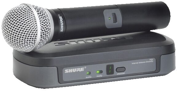 open zoom image for Shure PG24/PG58 Wireless Vocal Microphone System, Main