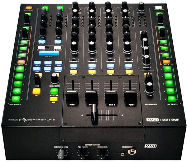 open zoom image for Rane Sixty-Eight Professional 4-Channel Mixer with USB and Serato DJ, Main