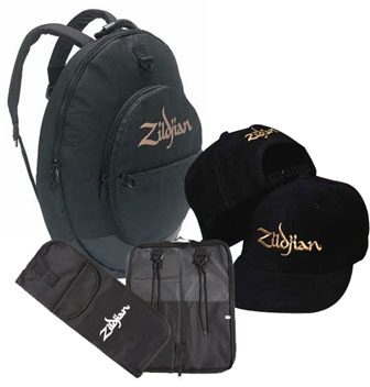 open zoom image for Zildjian Gig Cymbal Bag, With Stick Bag and Baseball Cap