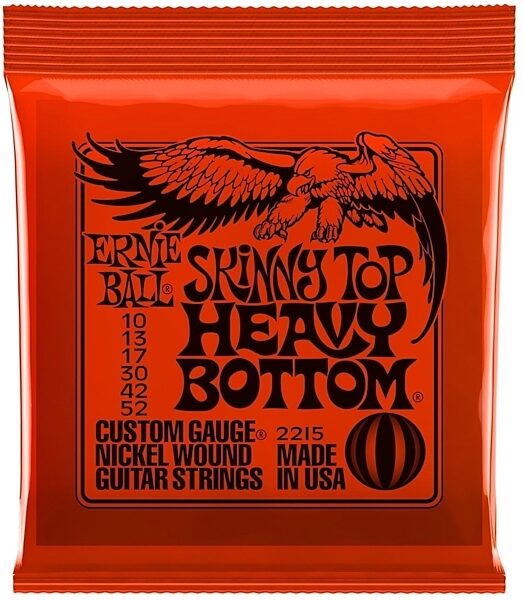 open zoom image for Ernie Ball Skinny Top Heavy Bottom Electric Guitar Strings, Single Pack, 10-52, 2215, Main