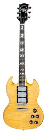 open zoom image for Gibson SG Supra Electric Guitar (with Case), Antique Natural