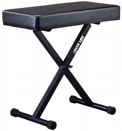 open zoom image for QuikLok BX14 Padded Keyboard Bench with Extra-Thick Seat - Large, Main