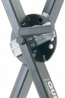 open zoom image for QuikLok QLX22 Double-Brace X Keyboard Stand with QLX Recall Disc System and Adjustable 2nd Tier, Adjustment