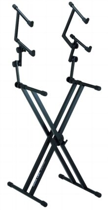 open zoom image for QuikLok QL623 Pro Series 3-Tier Heavy Duty X Keyboard Stand, Main
