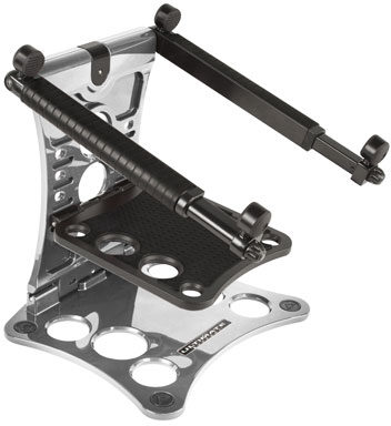 open zoom image for Ultimate Support LPT1000 Hyperstation Laptop Stand, Silver