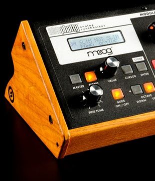 open zoom image for Moog Slim Phatty Wood End Panel Kit, Close Up