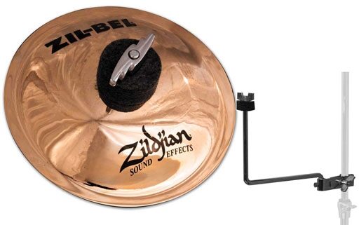 open zoom image for Zildjian Small ZILBEL FX Cymbal, With Cymbal Arm