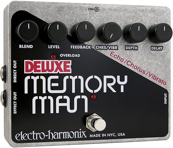 open zoom image for Electro-Harmonix Deluxe Memory Man Delay Pedal, New, Main