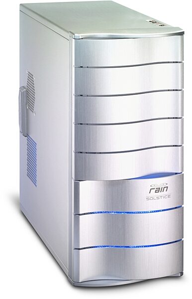 open zoom image for Rain Recording Solstice Quad Core Desktop Audio Computer, Angle