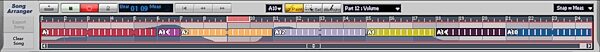 open zoom image for Cakewalk Kinetic Electronic Music Studio Software (Windows), Song Arranger