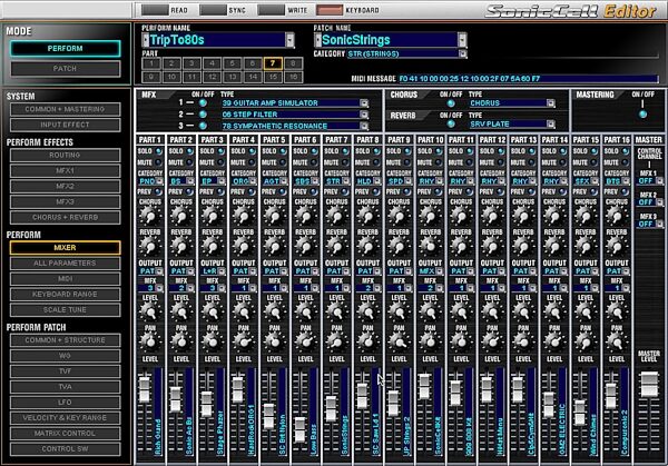 open zoom image for Roland Sonic Cell Synthesizer Module with USB Audio Interface, Sonic Cell Editor 3