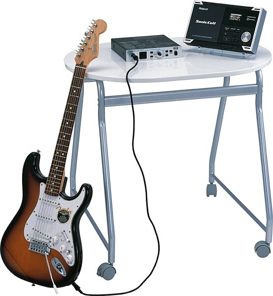 open zoom image for Roland Sonic Cell Synthesizer Module with USB Audio Interface, Action Shot With Roland GI20 and Guitar