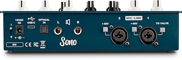open zoom image for Audient Sono USB Guitar Recording Audio Interface, Main Back