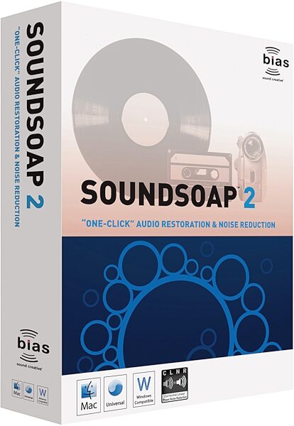 open zoom image for Bias SoundSoap Audio Cleaning Software (Macintosh and Windows), Main