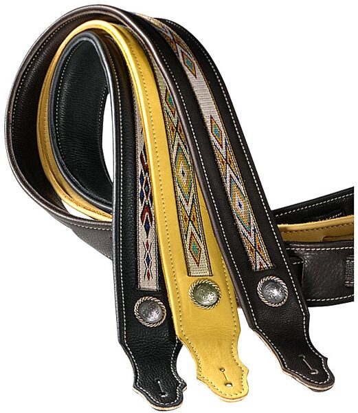 open zoom image for Franklin Southwest Series 2" Leather Guitar Strap, Main