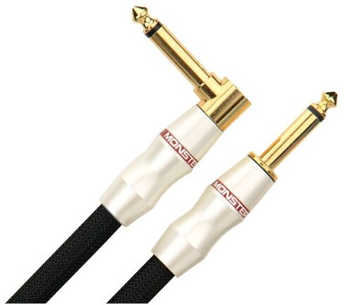 open zoom image for Monster Studio Pro 1000i Instrument Cable with Straight and Right Angle Plugs, Main