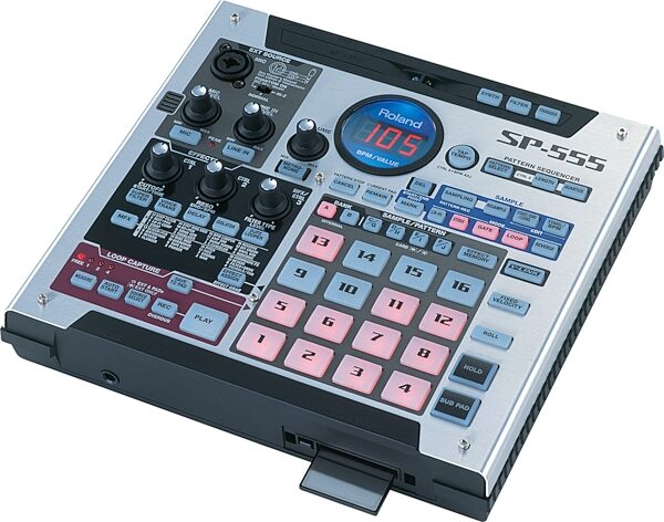 open zoom image for Roland SP-555 Sampler with Effects, Angle