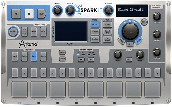 open zoom image for Arturia SparkLE Hybrid Computer Drum Machine, Main