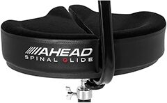 open zoom image for Ahead Spinal G Deluxe Drum Throne with Back Rest (3-Leg), New, Action Position Back