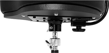 open zoom image for Ahead Spinal G Deluxe Drum Throne with Back Rest (3-Leg), New, Action Position Back