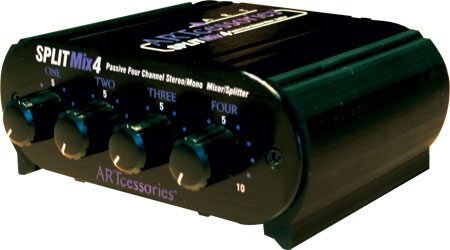 open zoom image for ART SPLITMix4 Passive Four-Channel Stereo/Mono Splitter, New, Main