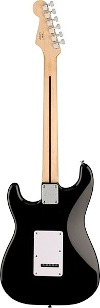 open zoom image for Squier Sonic Stratocaster Electric Guitar, Black, Action Position Back