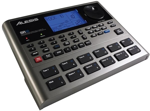 open zoom image for Alesis SR-18 Drum Machine, New, Angle