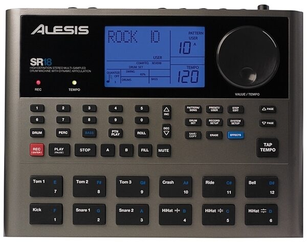 open zoom image for Alesis SR-18 Drum Machine, New, Main