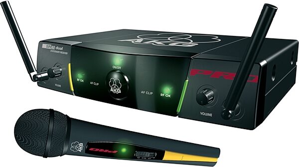 open zoom image for AKG WMS40 Pro Vocal Set Dual Wireless System with 2 Handhelds, Main