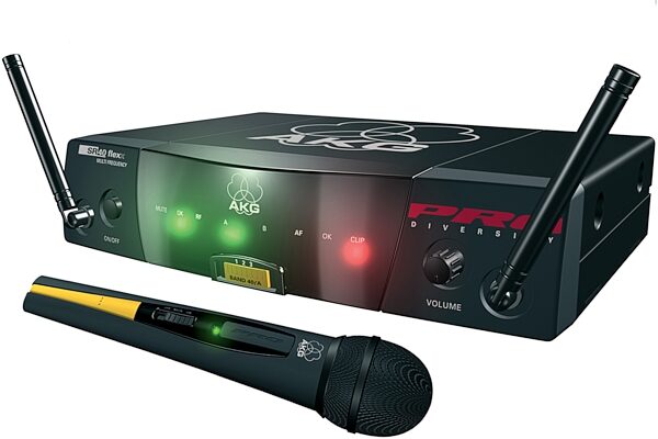 open zoom image for AKG WMS40 Pro Vocal Set Flexx UHF Diversity Handheld System, Main