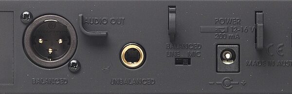 open zoom image for AKG WMS80 UHF Lapel Wireless System with C417 Microphone, SR 80 Outputs