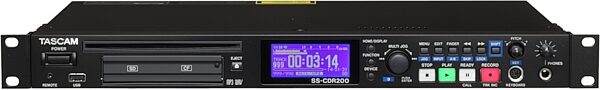 open zoom image for TASCAM SS-CDR200 CD and SD Recorder, Main