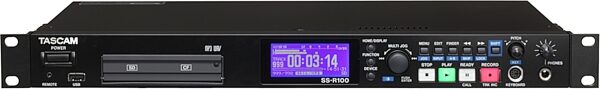 open zoom image for TASCAM SS-R100 Solid-State Recorder, Front