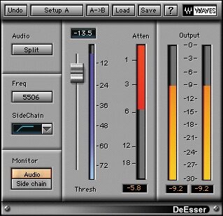 open zoom image for Waves Native Silver Bundle (Windows and Macintosh), DeEsser