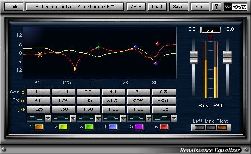 open zoom image for Waves Native Silver Bundle (Windows and Macintosh), Renaissance EQ