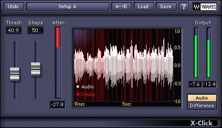 open zoom image for Waves Native Restoration Bundle (Macintosh and Windows), X-Click