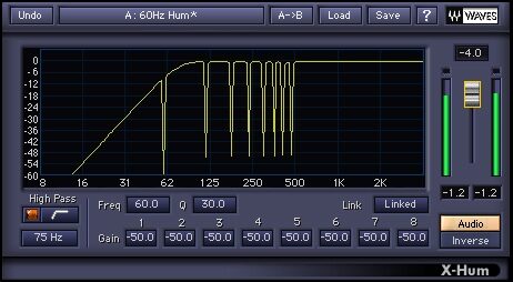 open zoom image for Waves Native Restoration Bundle (Macintosh and Windows), X-Hum