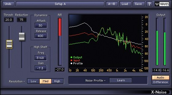 open zoom image for Waves Native Restoration Bundle (Macintosh and Windows), X-Noise