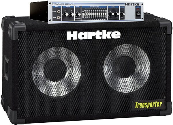 open zoom image for Hartke Bass Amplifier Half Stack with Hartke 2500 and 210TP, Main