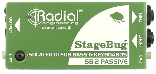 open zoom image for Radial StageBug SB-2 Passive Compact DI Direct Box, New, Main